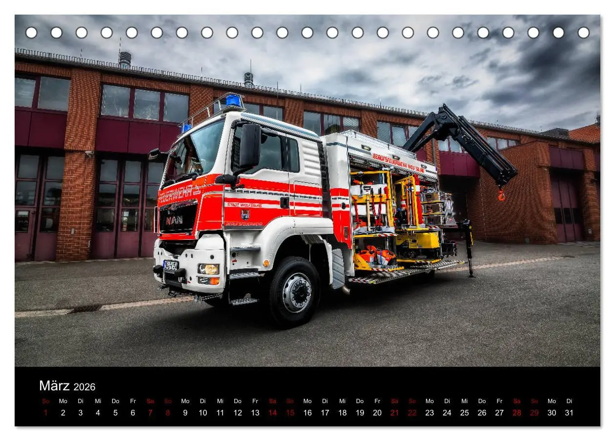Bild: 9783457888643 | Feuerwehr und Rettungsdienst (Tischkalender 2026 DIN A5 quer),...