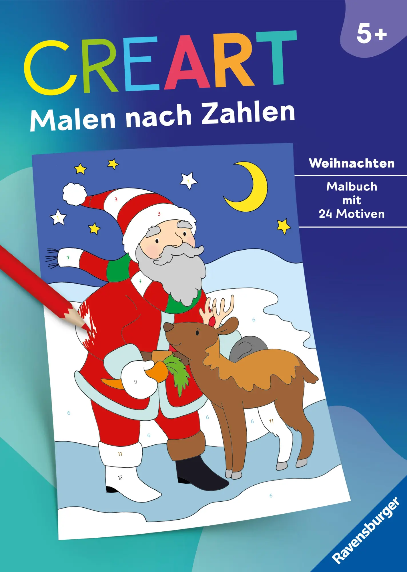 Cover: 9783473488643 | CreArt Malen nach Zahlen - Weihnachten | Isabelle Metzen | Taschenbuch