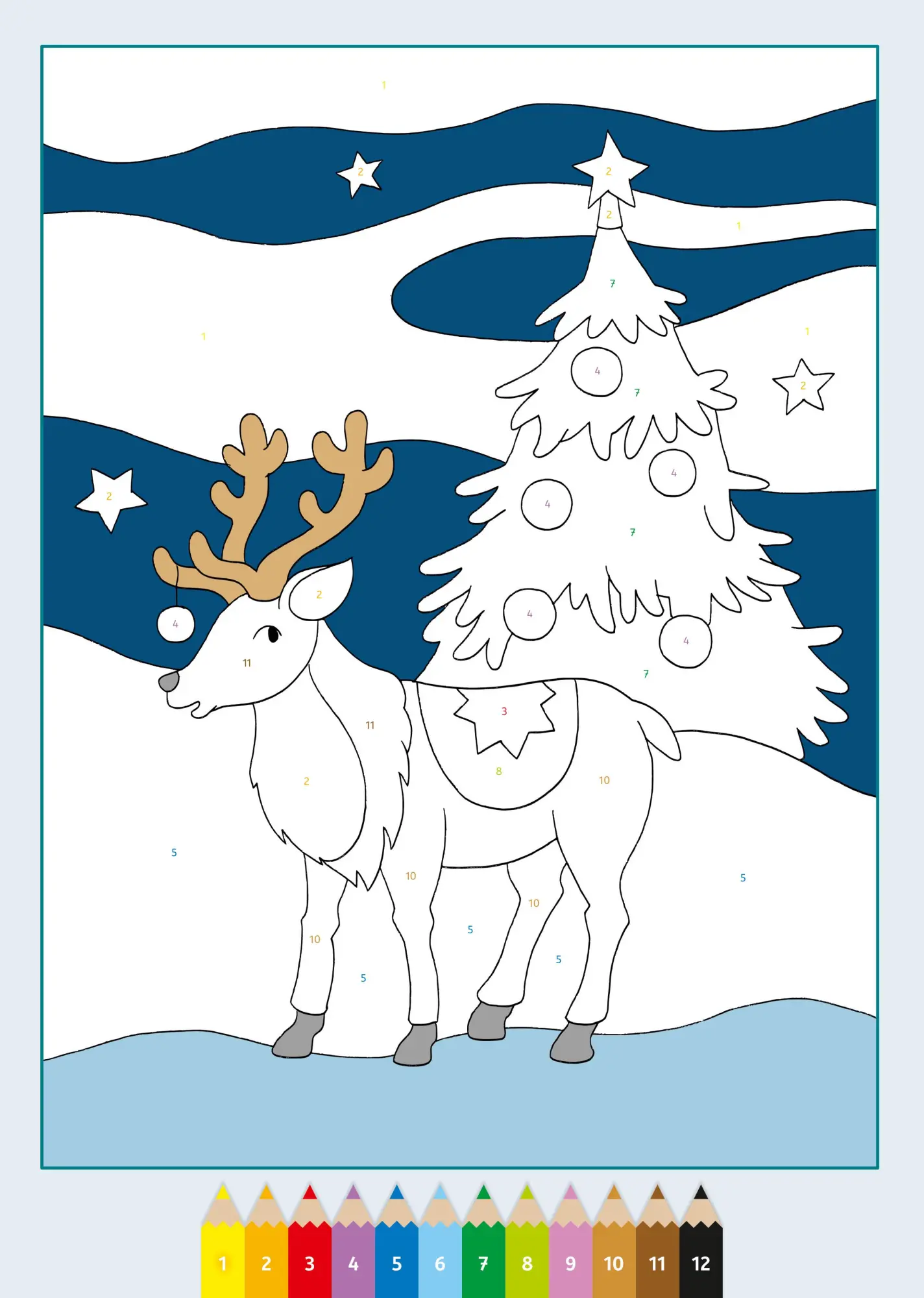 Bild: 9783473488643 | CreArt Malen nach Zahlen - Weihnachten | Isabelle Metzen | Taschenbuch