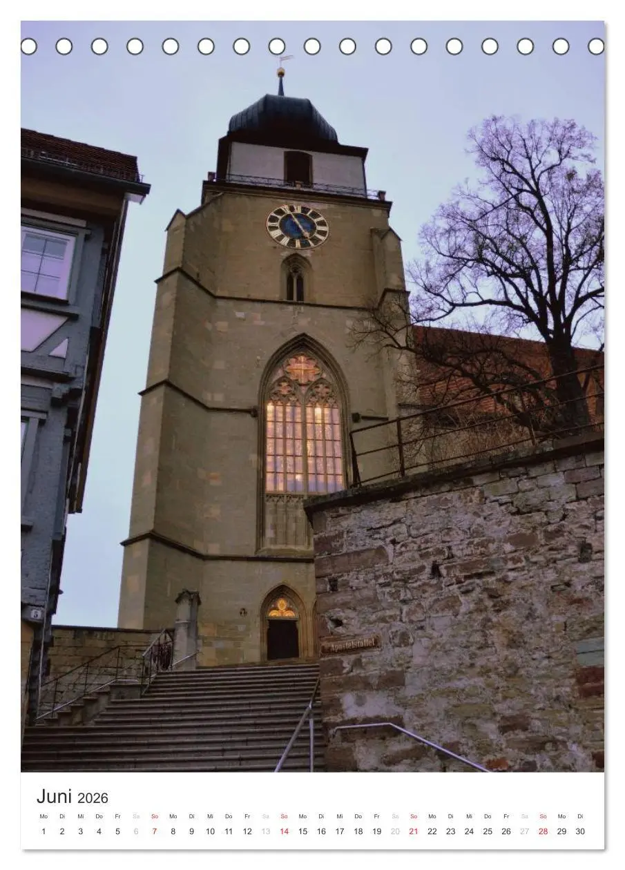 Bild: 9783516428643 | Herrenberg (Tischkalender 2026 DIN A5 hoch), CALVENDO Monatskalender