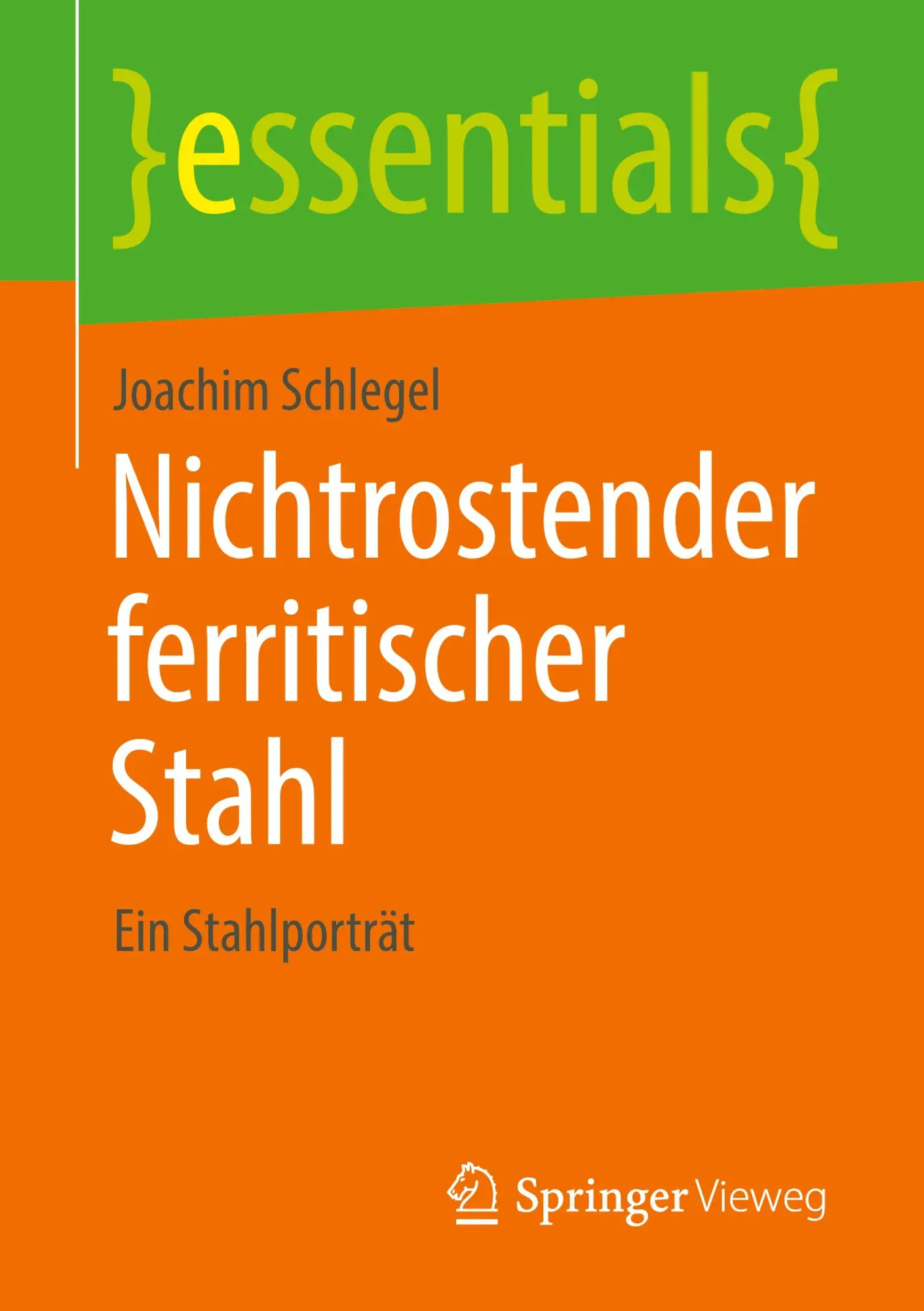 Cover: 9783658478643 | Nichtrostender ferritischer Stahl | Ein Stahlporträt | Schlegel | Buch