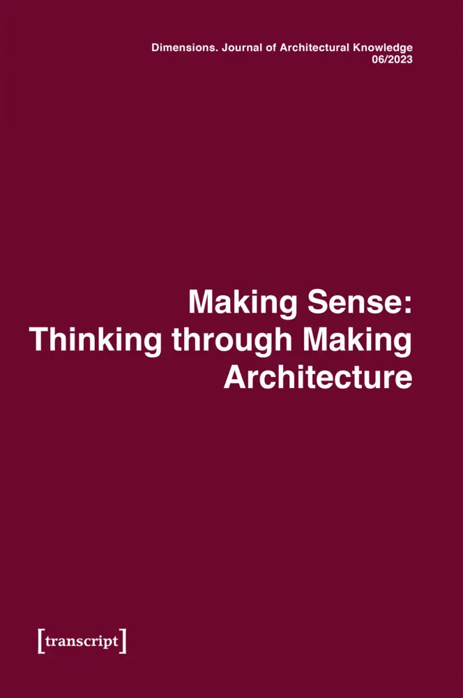 Cover: 9783837668643 | Dimensions. Journal of Architectural Knowledge | Andersen (u. a.)