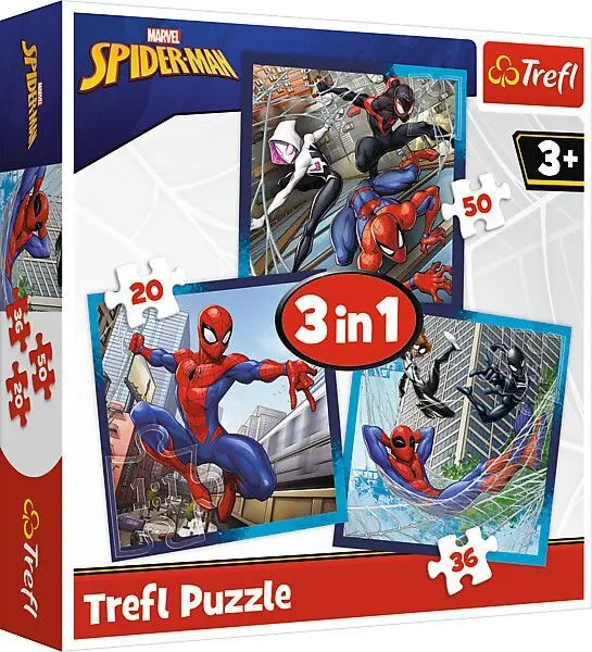 Cover: 5900511348743 | 3 in 1 Puzzle - Spiderman | Spiel | In Kartonage | 34874 | 2024