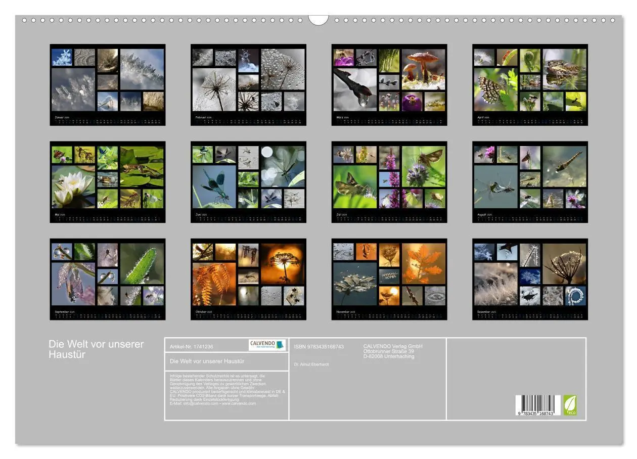 Bild: 9783435168743 | Die Welt vor unserer Haustür (Wandkalender 2025 DIN A2 quer),...
