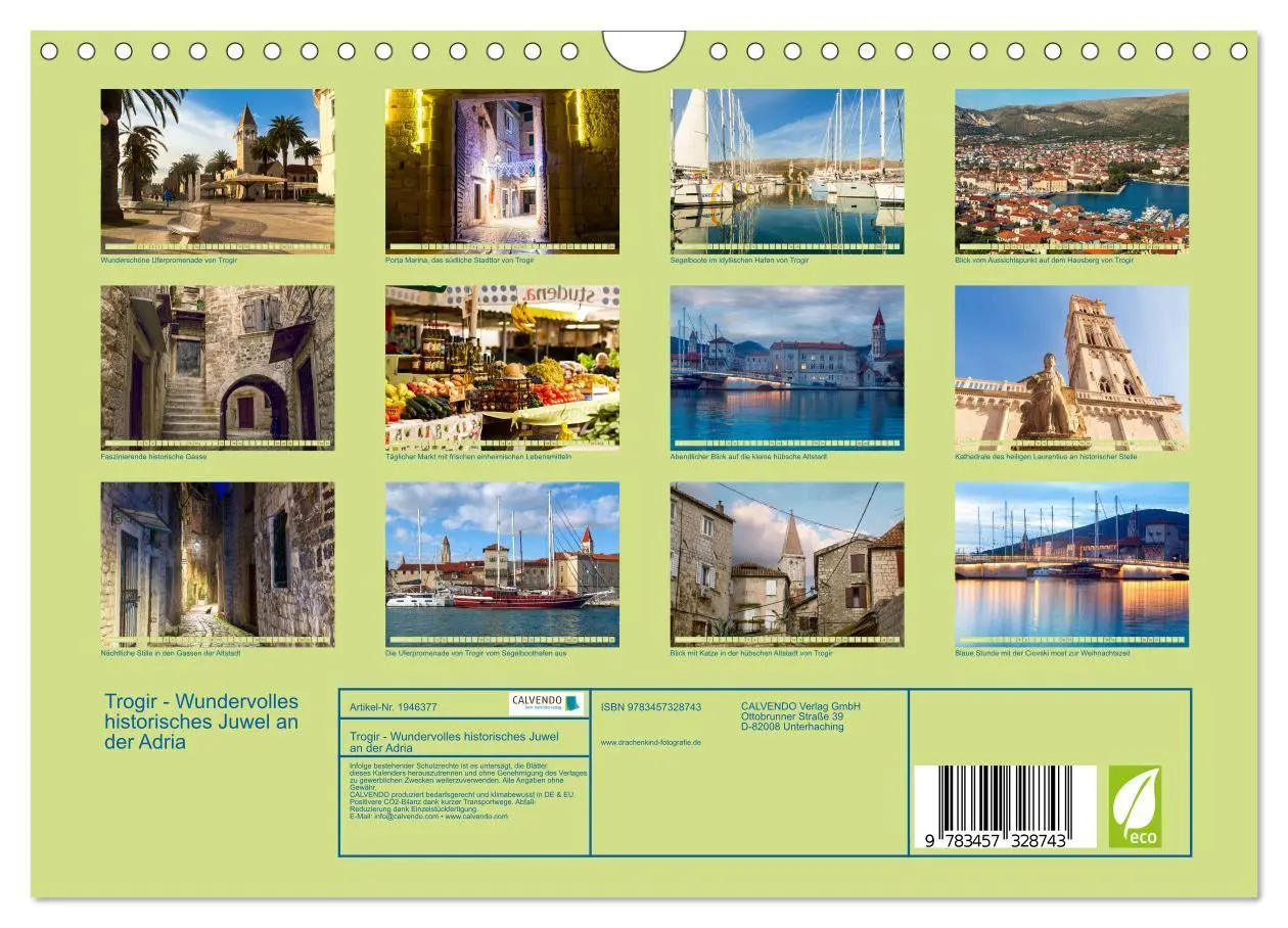 Bild: 9783457328743 | Trogir - Wundervolles historisches Juwel an der Adria (Wandkalender...