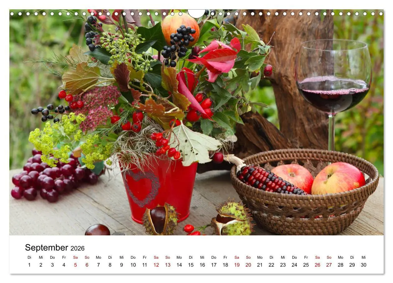 Bild: 9783457878743 | Weinkalender (Wandkalender 2026 DIN A3 quer), CALVENDO Monatskalender