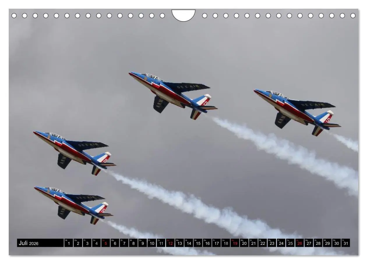 Bild: 9783457948743 | Augenblicke in der Luft: Patrouille de France (Wandkalender 2026...