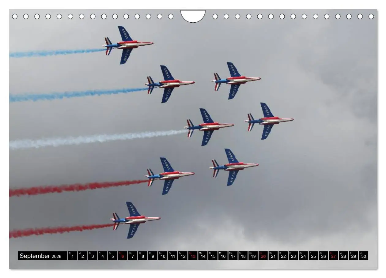 Bild: 9783457948743 | Augenblicke in der Luft: Patrouille de France (Wandkalender 2026...