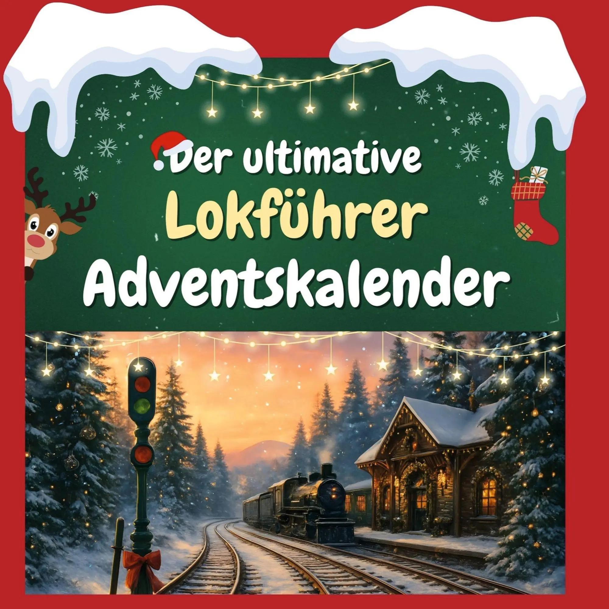 Cover: 9783695308743 | Der ultimative Lokführer-Adventskalender | Marie Krüger | Taschenbuch