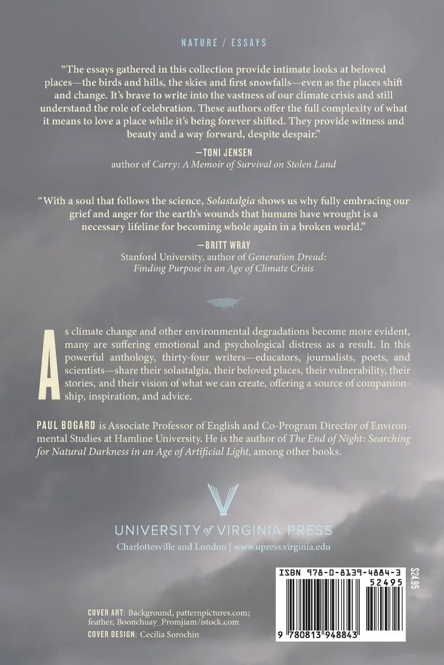 Rückseite: 9780813948843 | Solastalgia | An Anthology of Emotion in a Disappearing World | Bogard