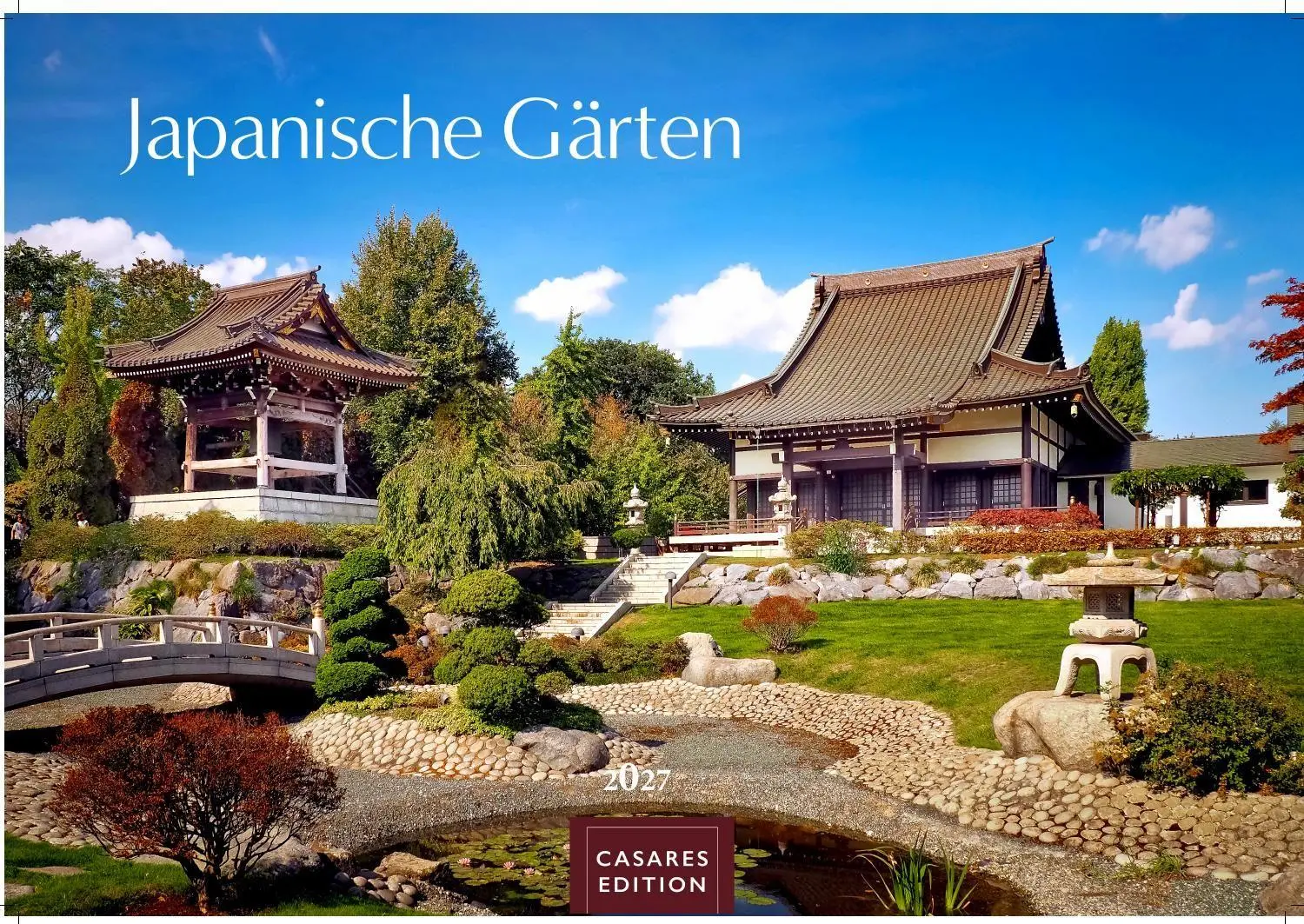 Cover: 9781835248843 | Japanische Gärten Kalender 2027 - Wandkalender Fotokalender Asien...