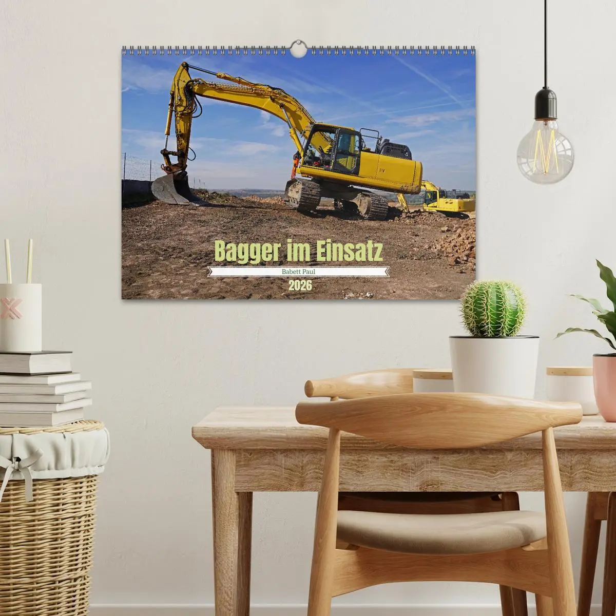 Bild: 9783457318843 | Bagger im Einsatz (Wandkalender 2026 DIN A3 quer), CALVENDO...