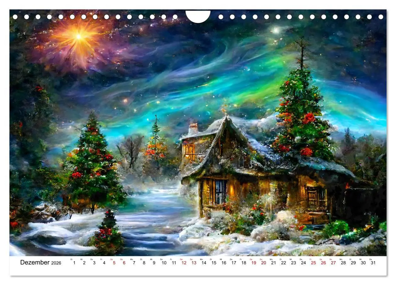 Bild: 9783457558843 | Fantasie Cottages - Ein Jahr durch die Märchenwelt (Wandkalender...