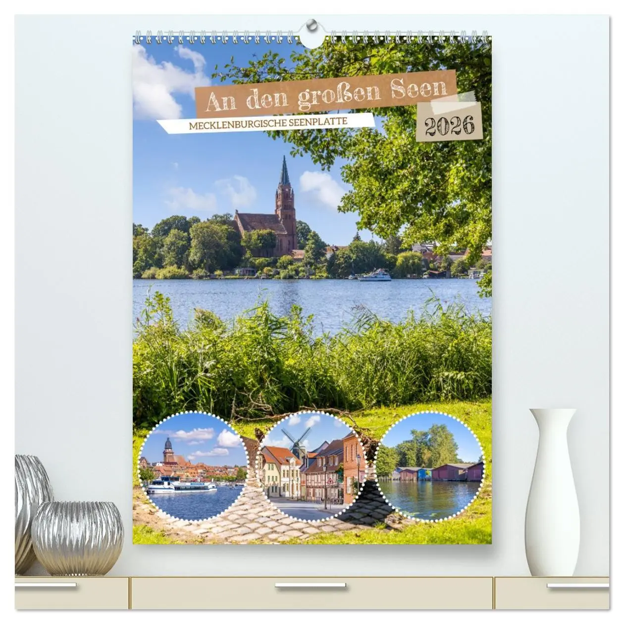 Cover: 9783516338843 | An den großen Seen der Mecklenburgischen Seenplatte (hochwertiger...