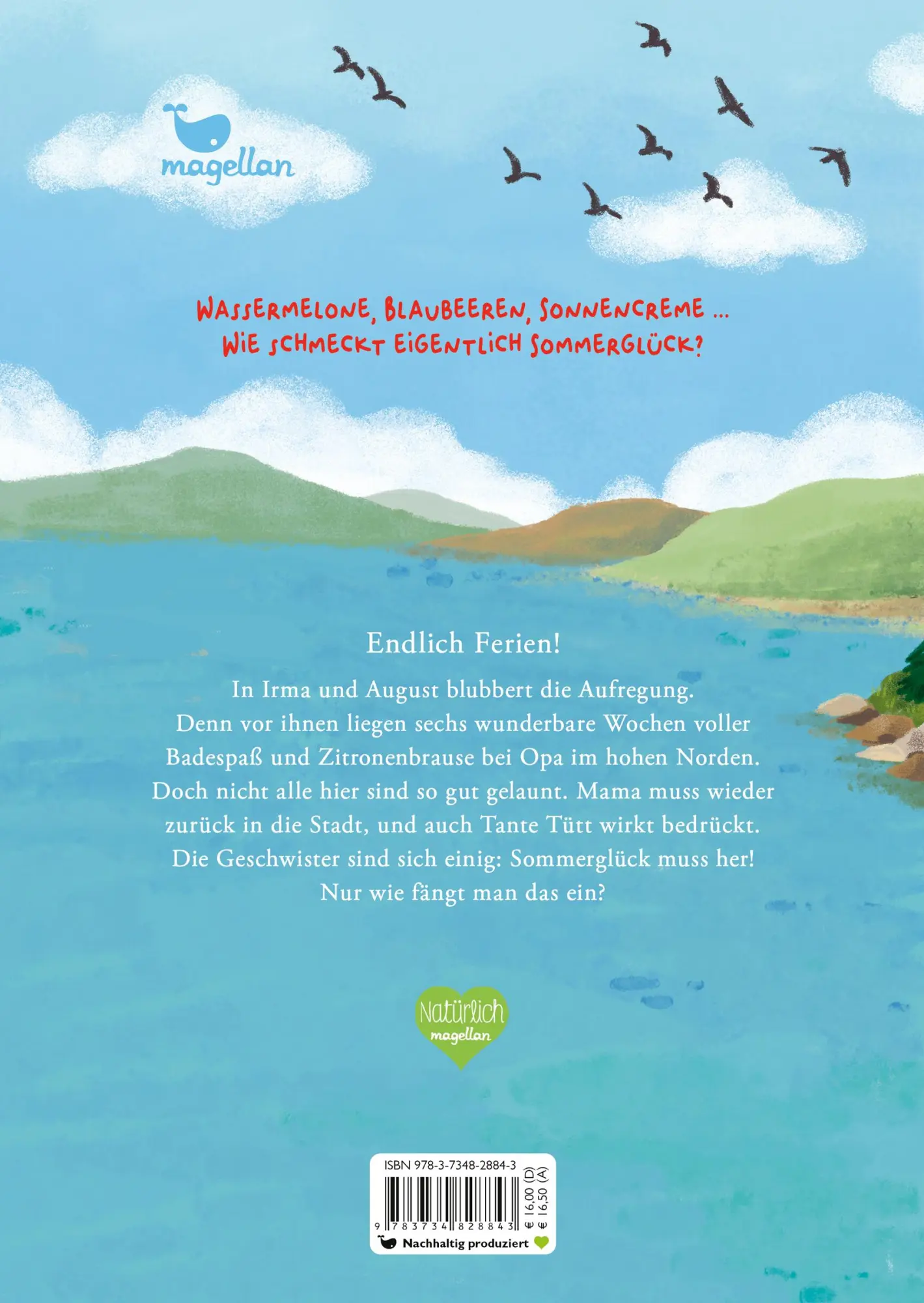 Rückseite: 9783734828843 | Sahnebonbonsommer | Kristina Scharmacher-Schreiber | Buch | 96 S.