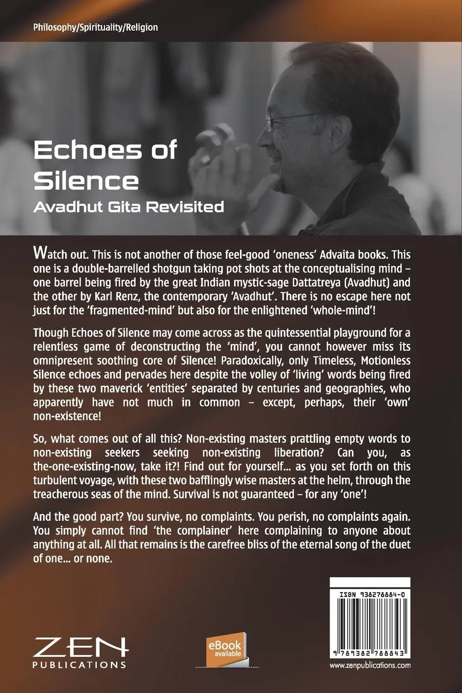 Rückseite: 9789382788843 | Echoes Of Silence Avadhut Gita Revisited | Karl Renz | Taschenbuch