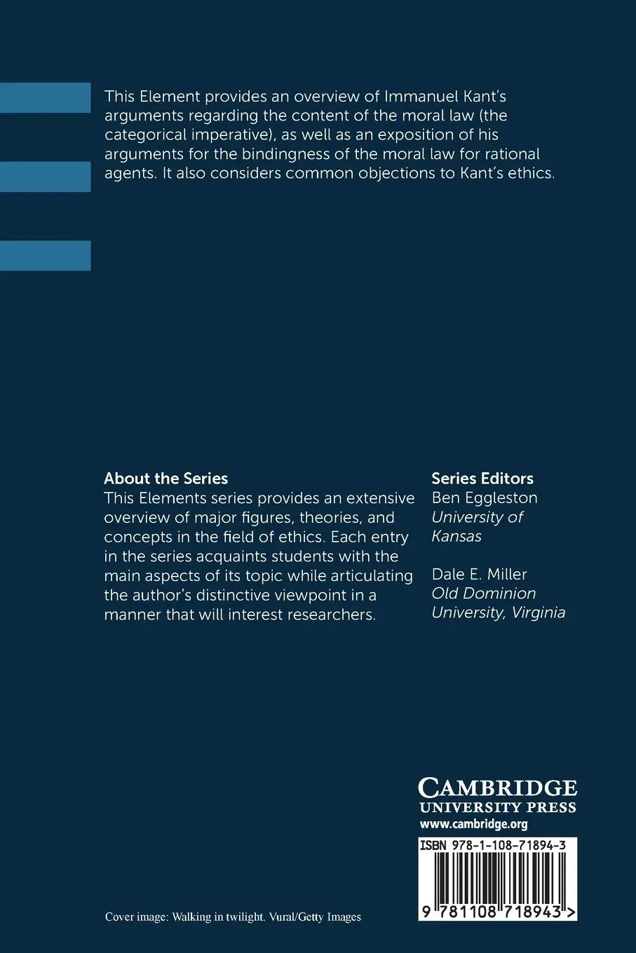 Rückseite: 9781108718943 | Kant's Ethics | Kate A. Moran | Taschenbuch | Englisch | 2022