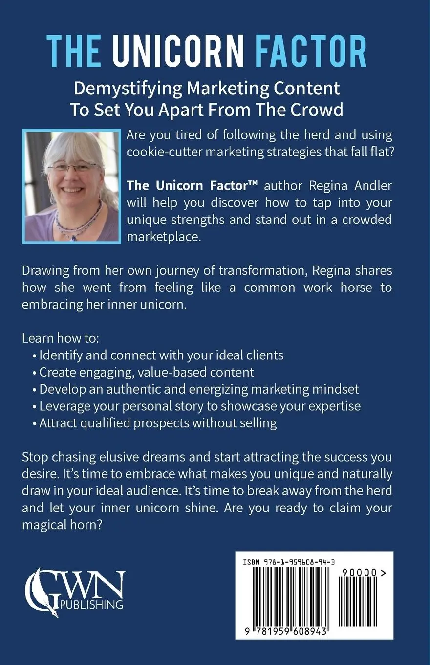 Rückseite: 9781959608943 | The Unicorn Factor | Regina Andler | Taschenbuch | Englisch | 2024