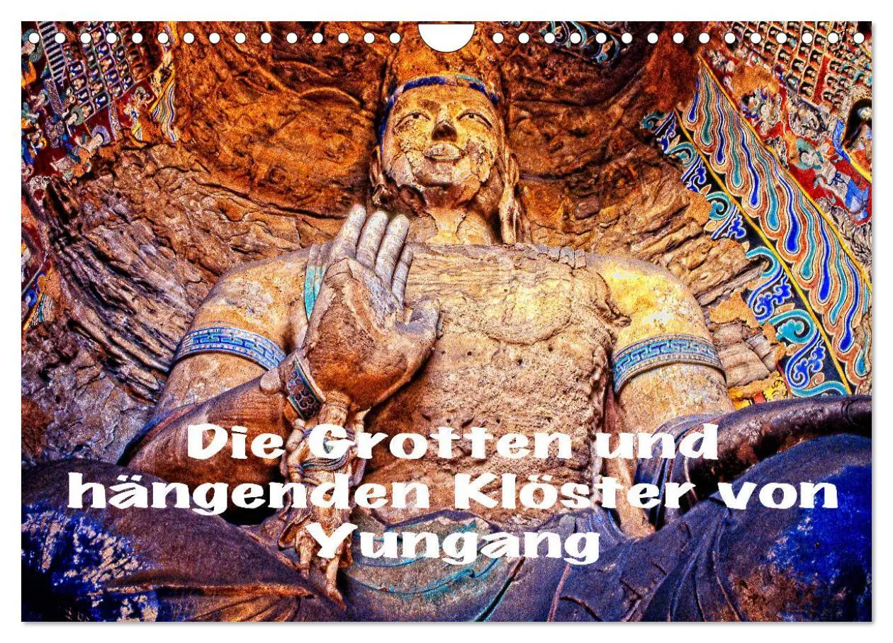 Cover: 9783457858943 | Die Grotten und hängenden Klöster von Yungang (Wandkalender 2026...
