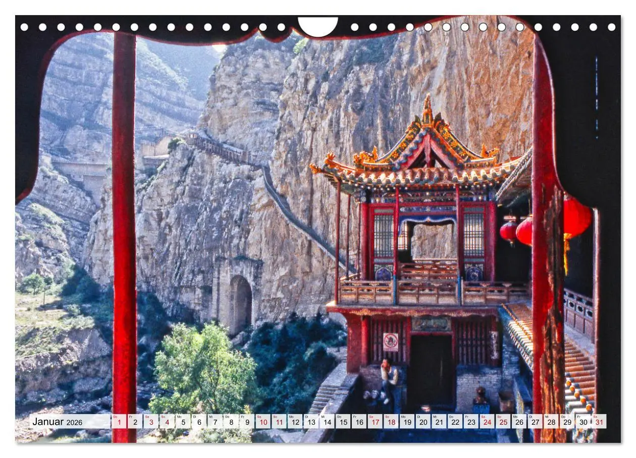 Bild: 9783457858943 | Die Grotten und hängenden Klöster von Yungang (Wandkalender 2026...