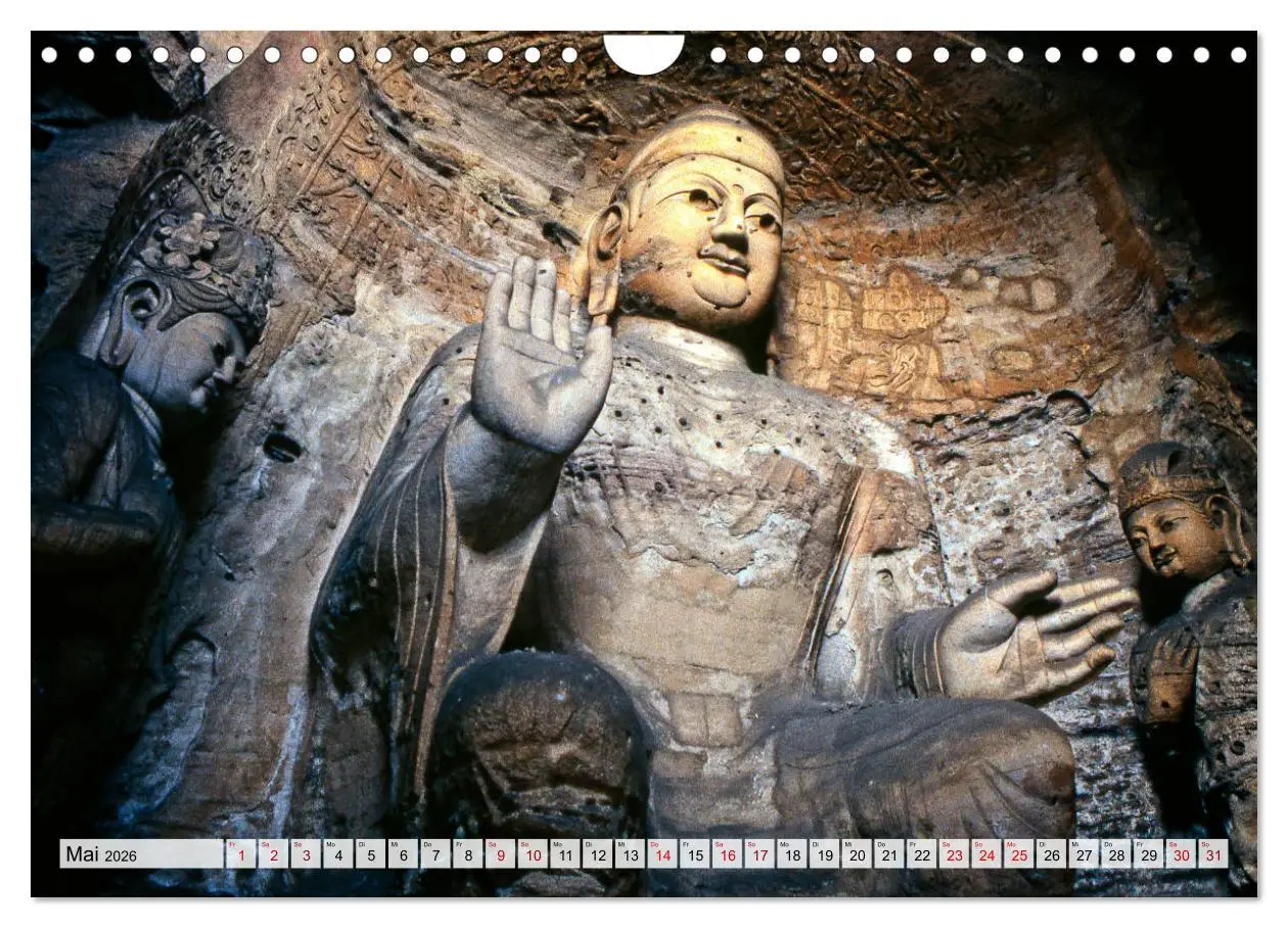 Bild: 9783457858943 | Die Grotten und hängenden Klöster von Yungang (Wandkalender 2026...