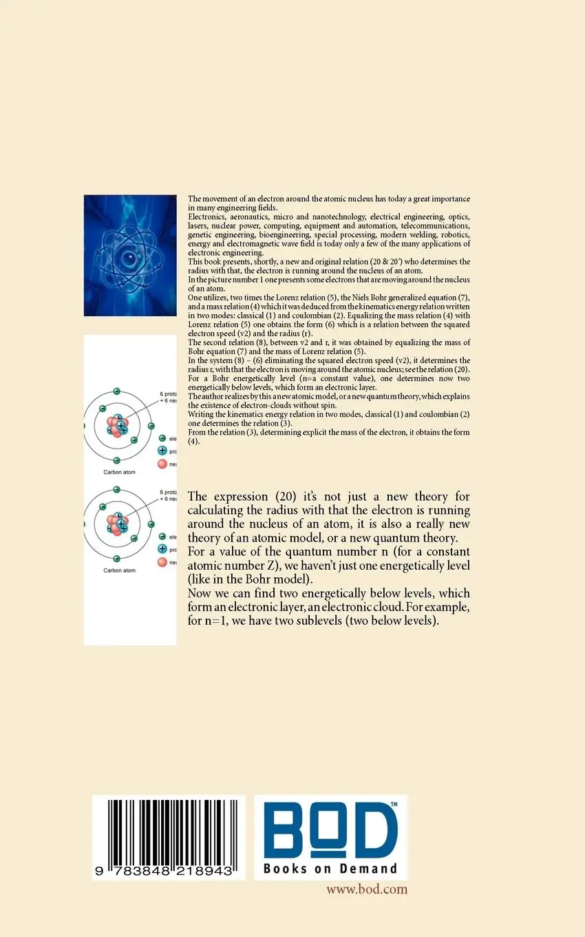 Rückseite: 9783848218943 | A New Atomic Model | Germany 2012 | Florian Ion Petrescu | Taschenbuch