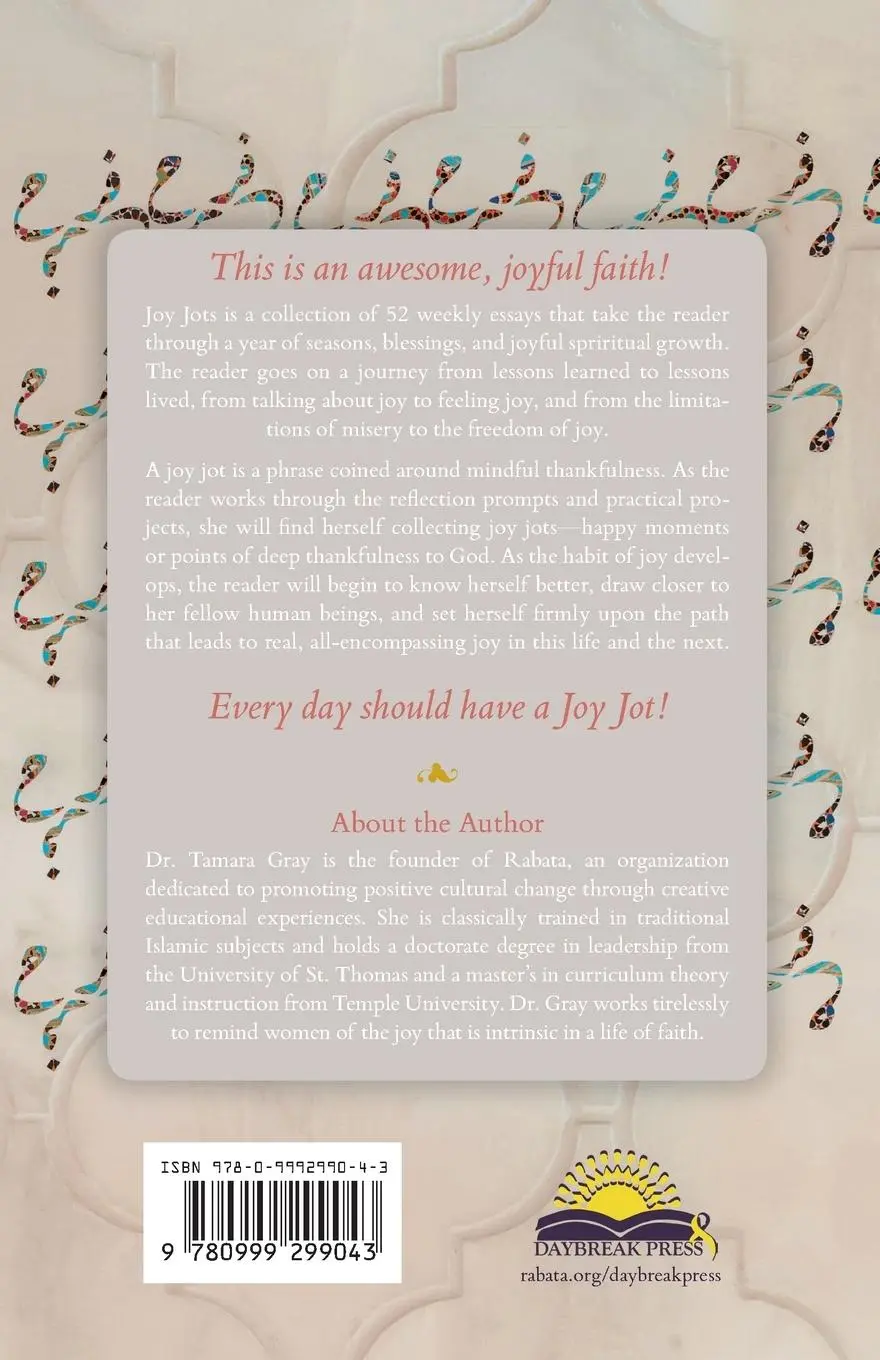 Rückseite: 9780999299043 | Joy Jots | Exercises for a Happy Heart - Second Edition | Tamara Gray