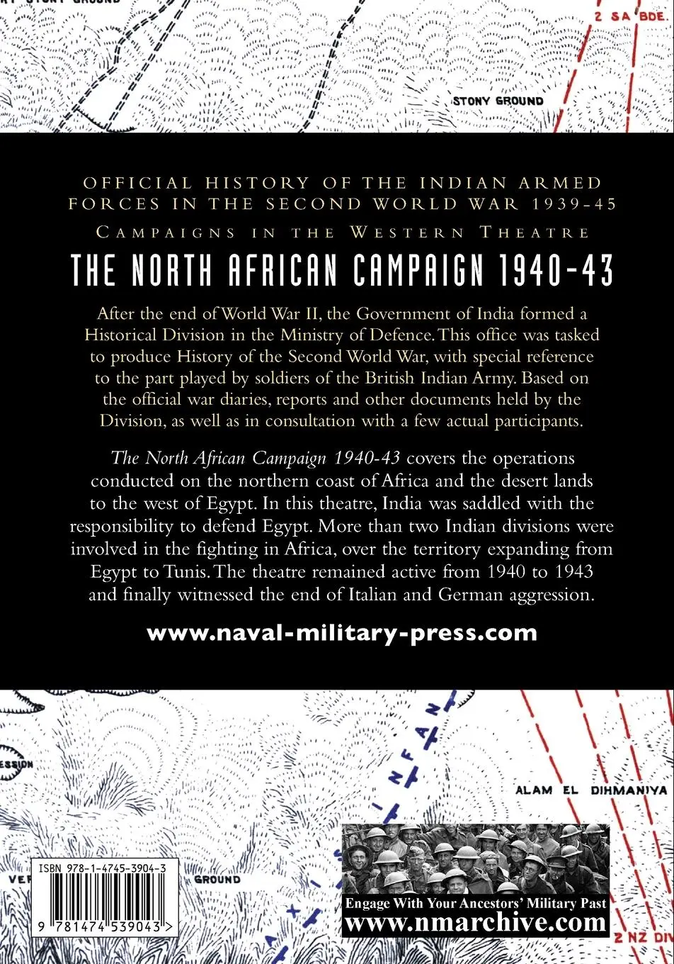 Rückseite: 9781474539043 | THE NORTH AFRICAN CAMPAIGN 1940-43 | India Ministry of Defence | Buch