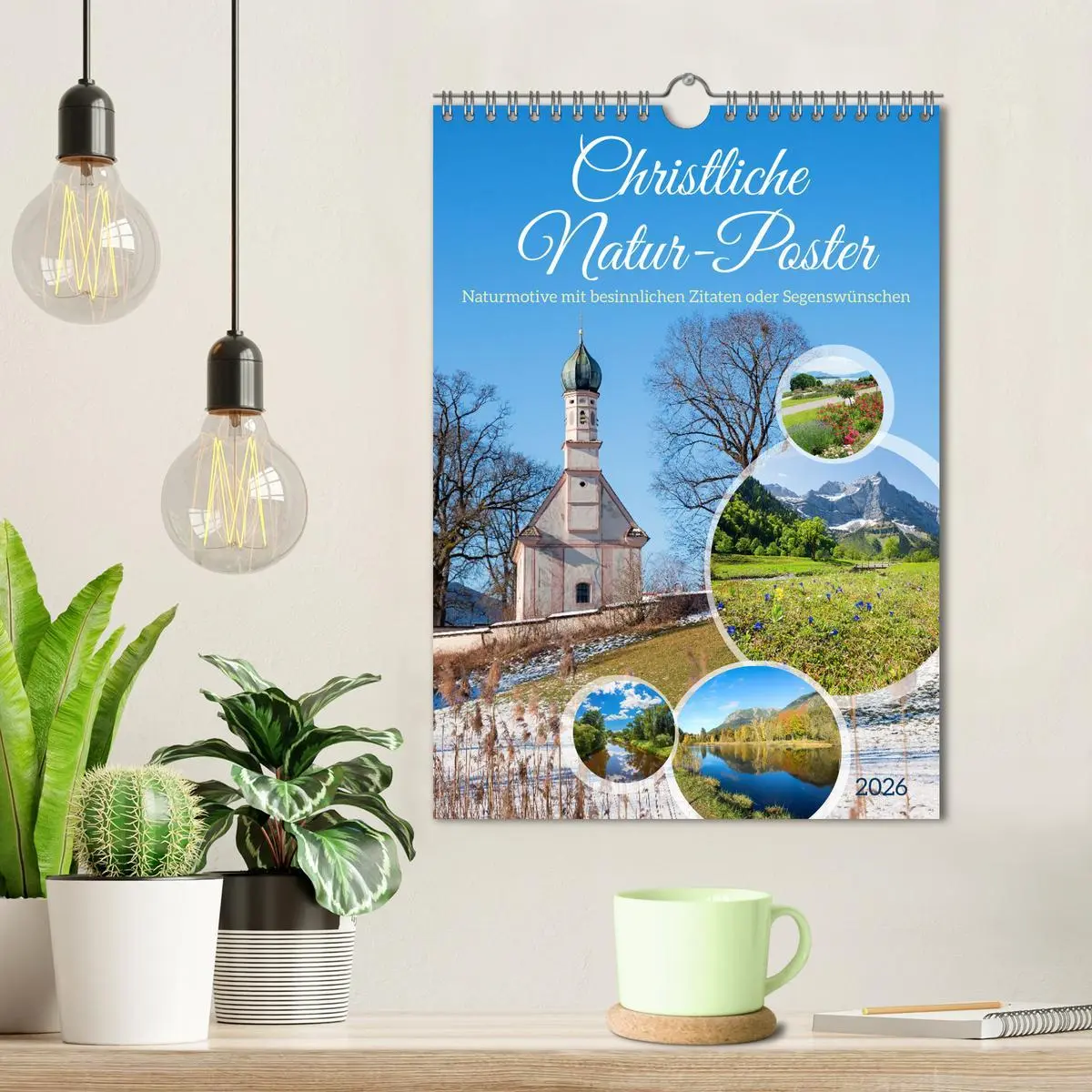 Bild: 9783457299043 | Christliche Natur-Poster 2026 (Wandkalender 2026 DIN A4 hoch),...