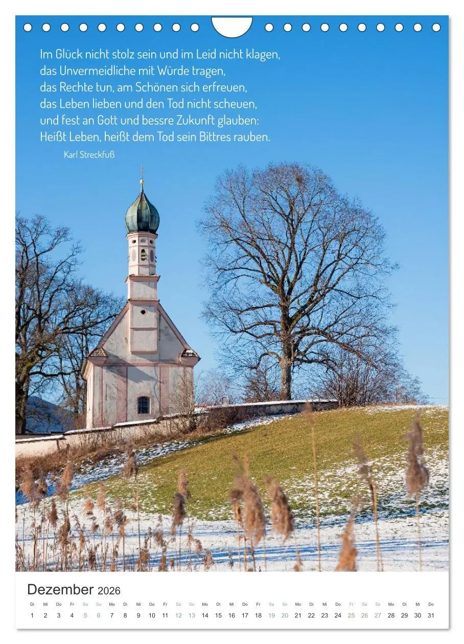 Bild: 9783457299043 | Christliche Natur-Poster 2026 (Wandkalender 2026 DIN A4 hoch),...