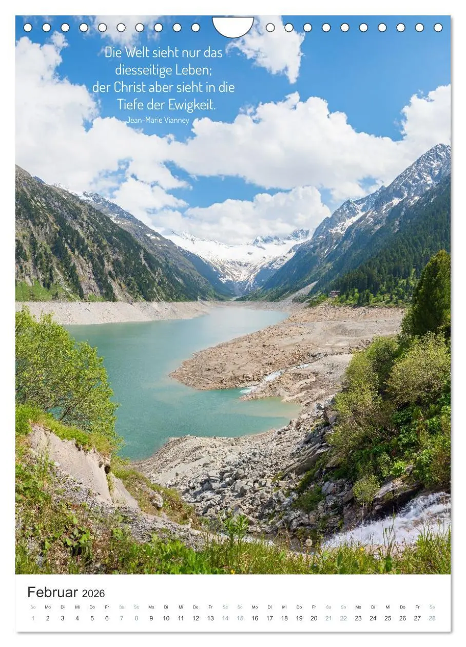 Bild: 9783457299043 | Christliche Natur-Poster 2026 (Wandkalender 2026 DIN A4 hoch),...