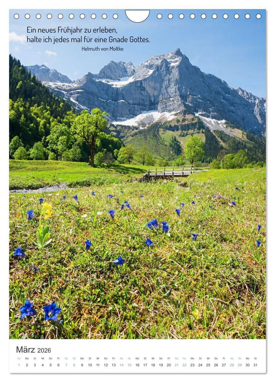 Bild: 9783457299043 | Christliche Natur-Poster 2026 (Wandkalender 2026 DIN A4 hoch),...