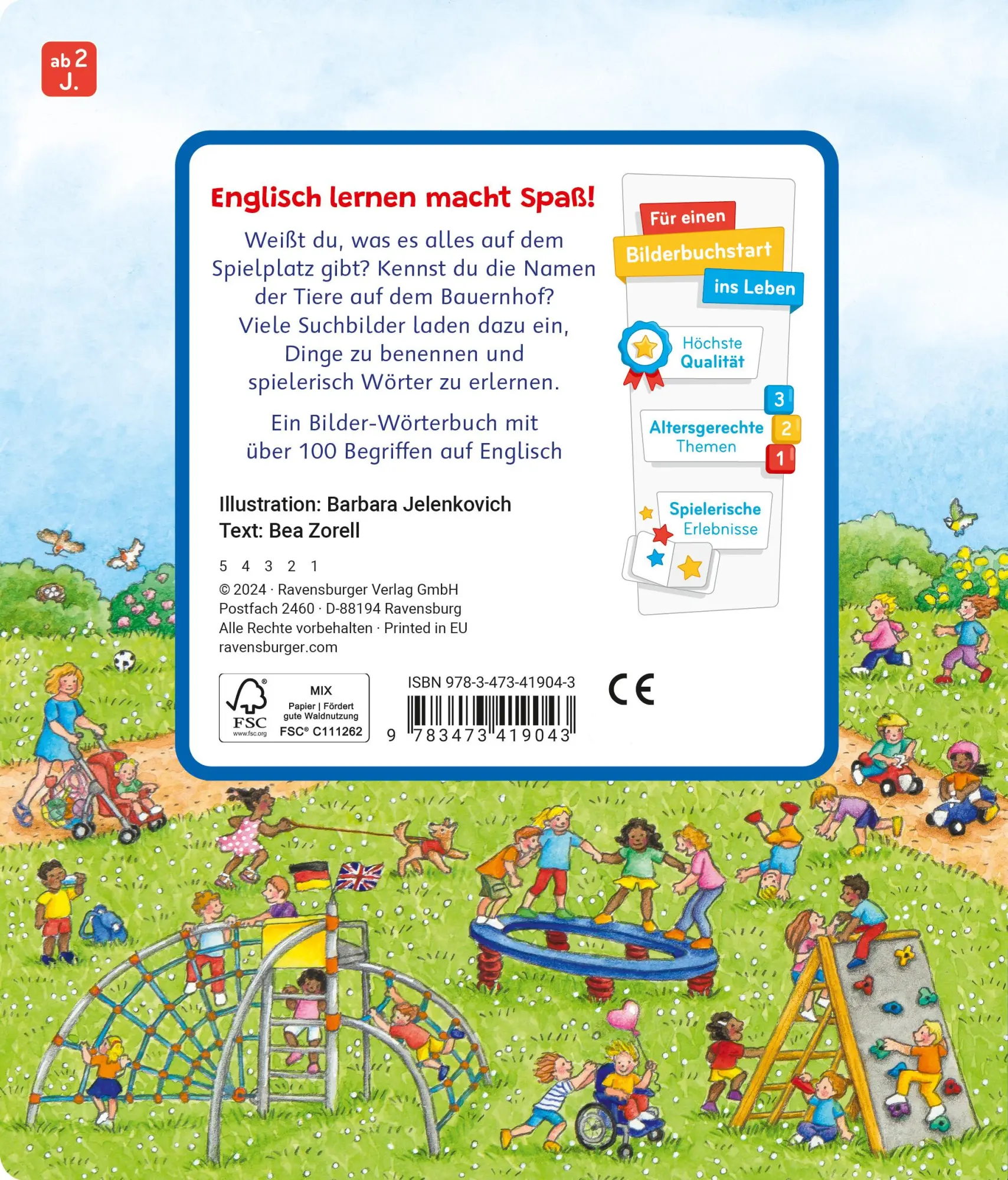 Rückseite: 9783473419043 | Sachen suchen - Englisch lernen | Bea Zorell | Buch | Sachen suchen
