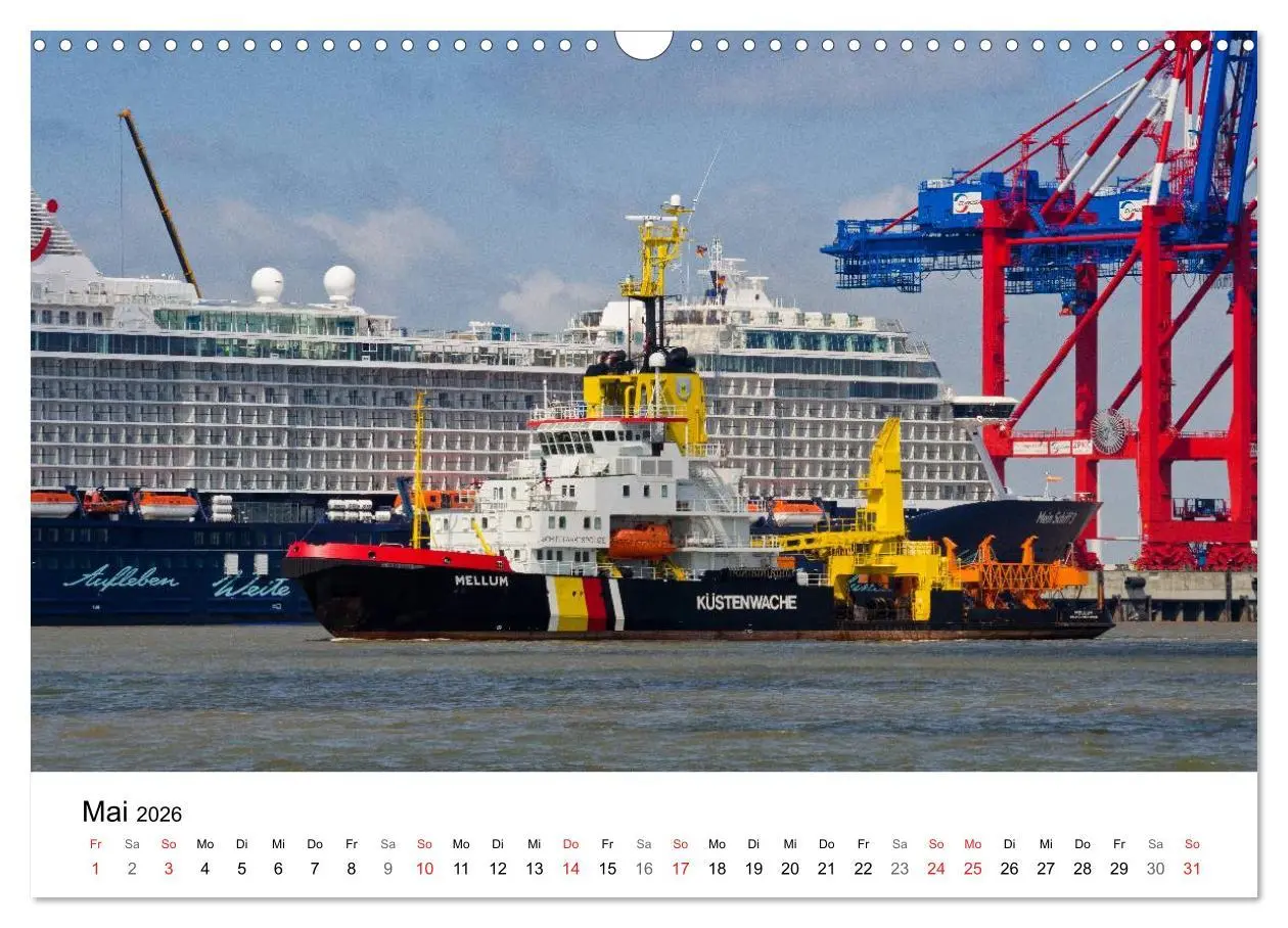 Bild: 9783516079043 | Maritime Impressionen Wilhelmshaven (Wandkalender 2026 DIN A3...