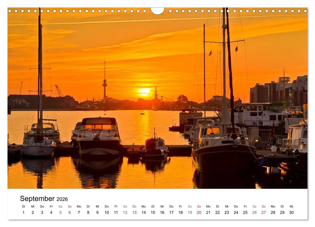 Bild: 9783516079043 | Maritime Impressionen Wilhelmshaven (Wandkalender 2026 DIN A3...