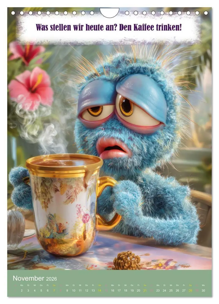 Bild: 9783516699043 | Kaffeezeit - Humor und Sprüche (Wandkalender 2026 DIN A4 hoch),...