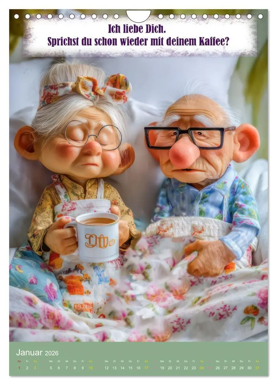 Bild: 9783516699043 | Kaffeezeit - Humor und Sprüche (Wandkalender 2026 DIN A4 hoch),...