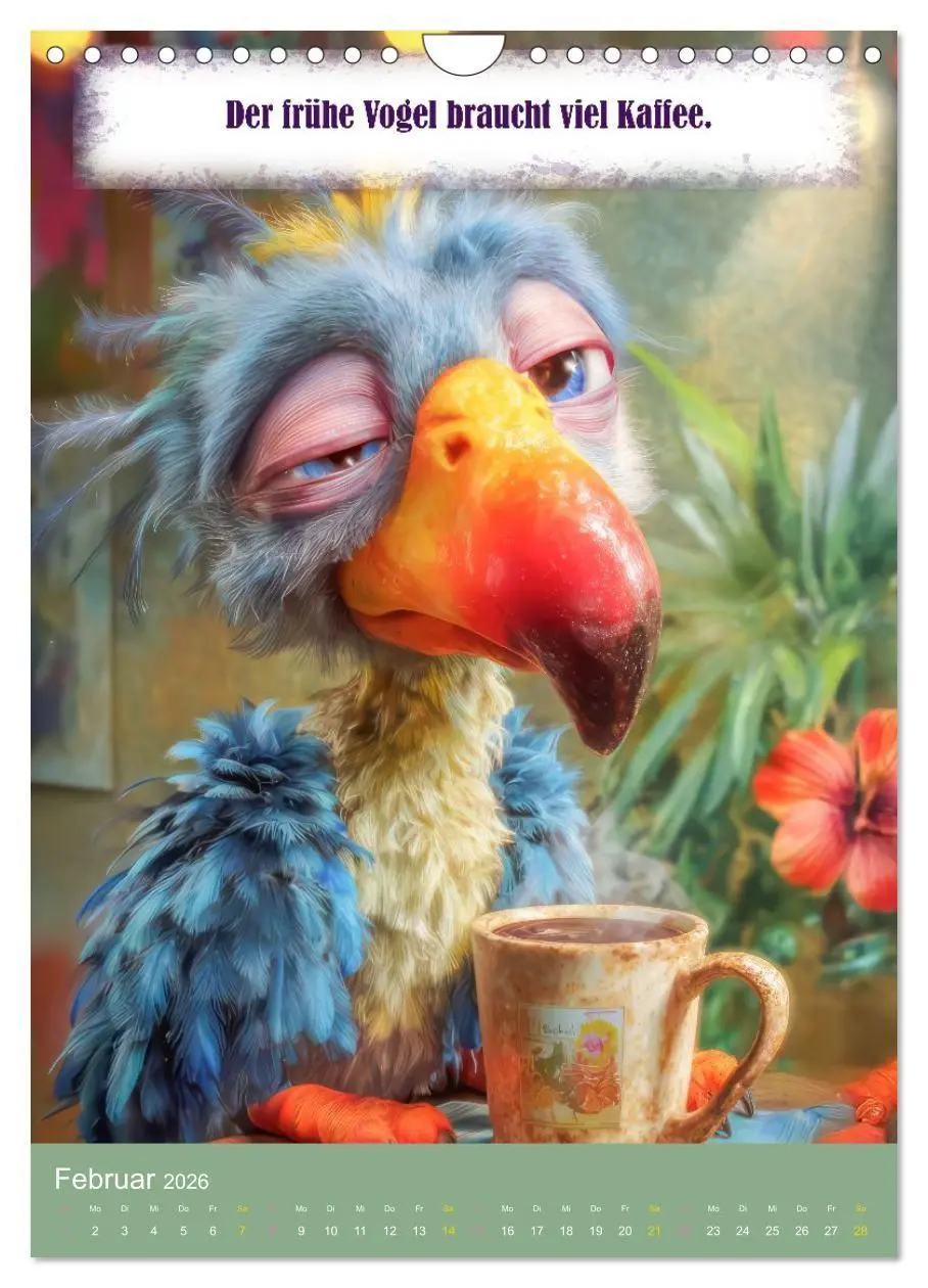 Bild: 9783516699043 | Kaffeezeit - Humor und Sprüche (Wandkalender 2026 DIN A4 hoch),...