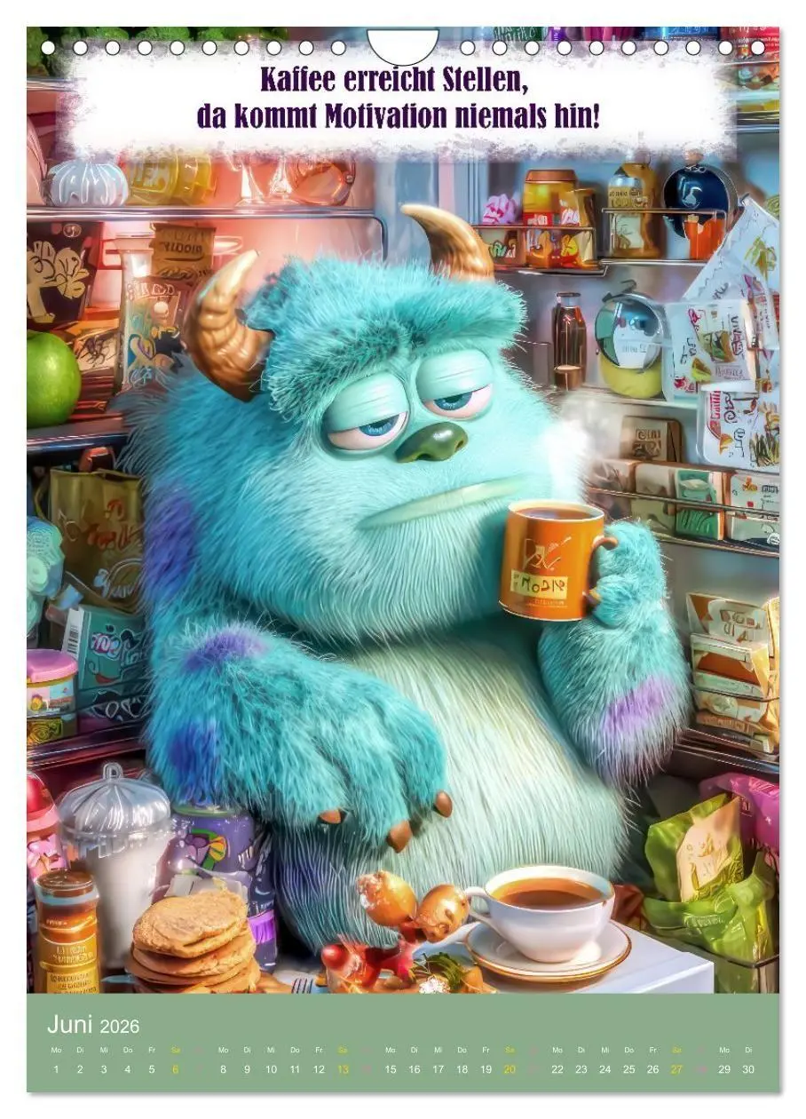 Bild: 9783516699043 | Kaffeezeit - Humor und Sprüche (Wandkalender 2026 DIN A4 hoch),...