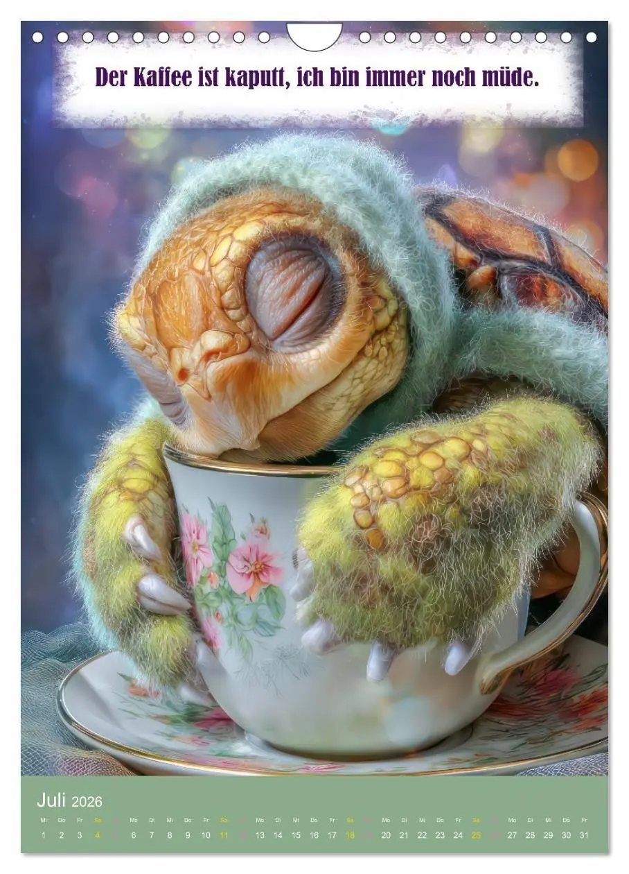 Bild: 9783516699043 | Kaffeezeit - Humor und Sprüche (Wandkalender 2026 DIN A4 hoch),...