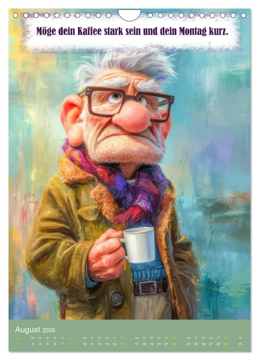 Bild: 9783516699043 | Kaffeezeit - Humor und Sprüche (Wandkalender 2026 DIN A4 hoch),...