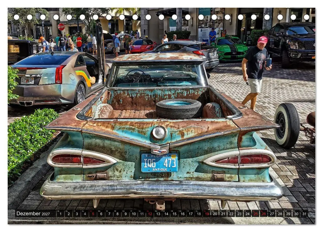 Bild: 9783569929043 | American Hot Rod (Tischkalender 2027 DIN A5 quer), CALVENDO...