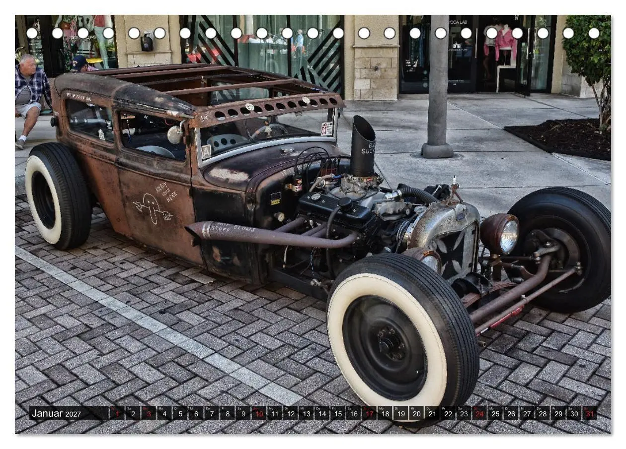 Bild: 9783569929043 | American Hot Rod (Tischkalender 2027 DIN A5 quer), CALVENDO...