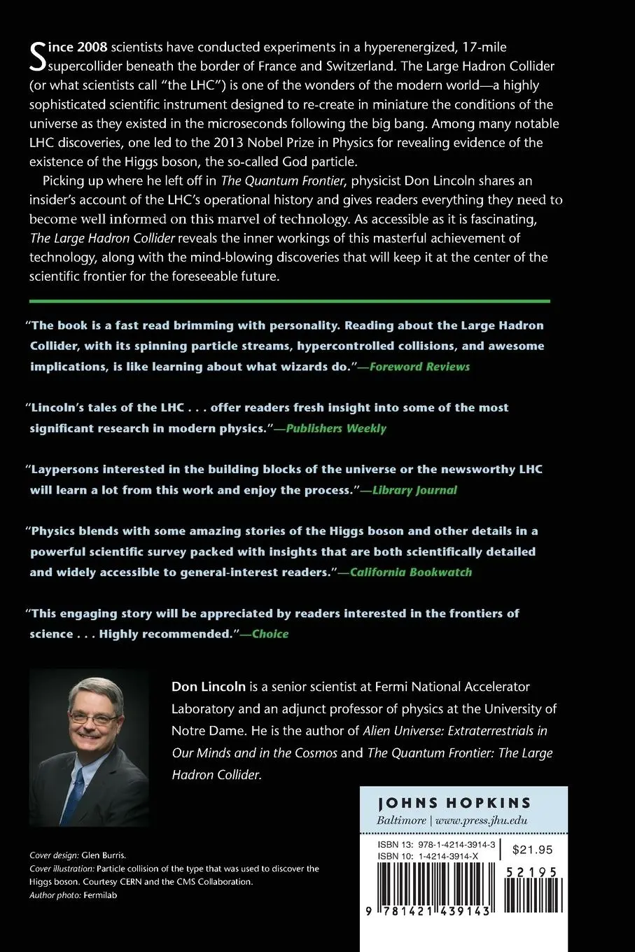 Rückseite: 9781421439143 | The Large Hadron Collider | Don Lincoln | Taschenbuch | Englisch