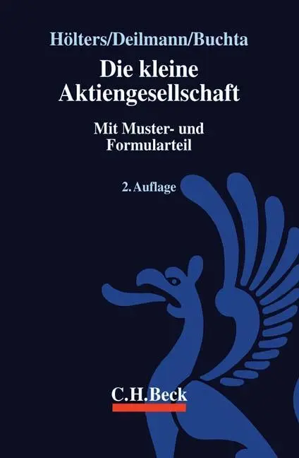 Cover: 9783406489143 | Die kleine Aktiengesellschaft | Mit Muster- und Formularteil | Hölters