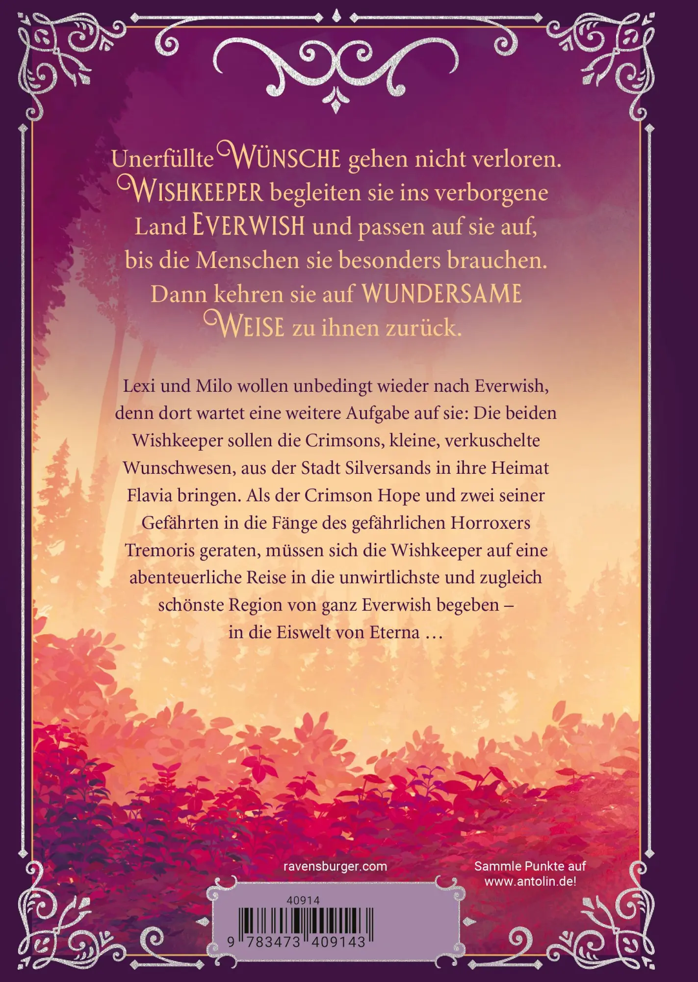 Rückseite: 9783473409143 | Wishkeeper, Band 2 - Die Reise nach Silversands | Barbara Laban | Buch