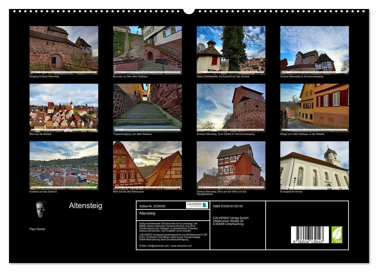 Bild: 9783516139143 | Altensteig (hochwertiger Premium Wandkalender 2026 DIN A2 quer),...