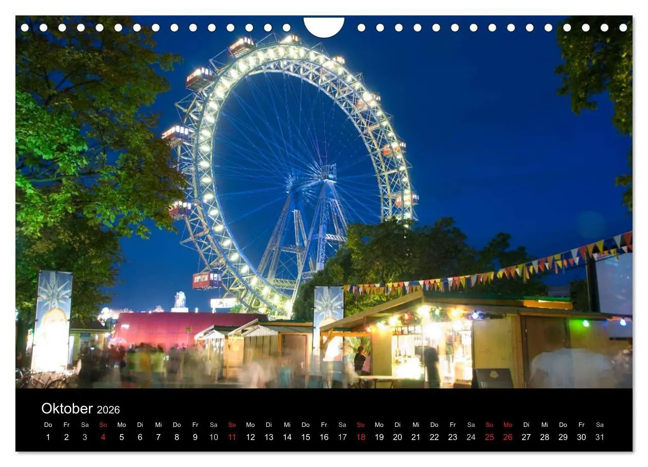 Bild: 9783516209143 | Wien (Wandkalender 2026 DIN A4 quer), CALVENDO Monatskalender | Strutz