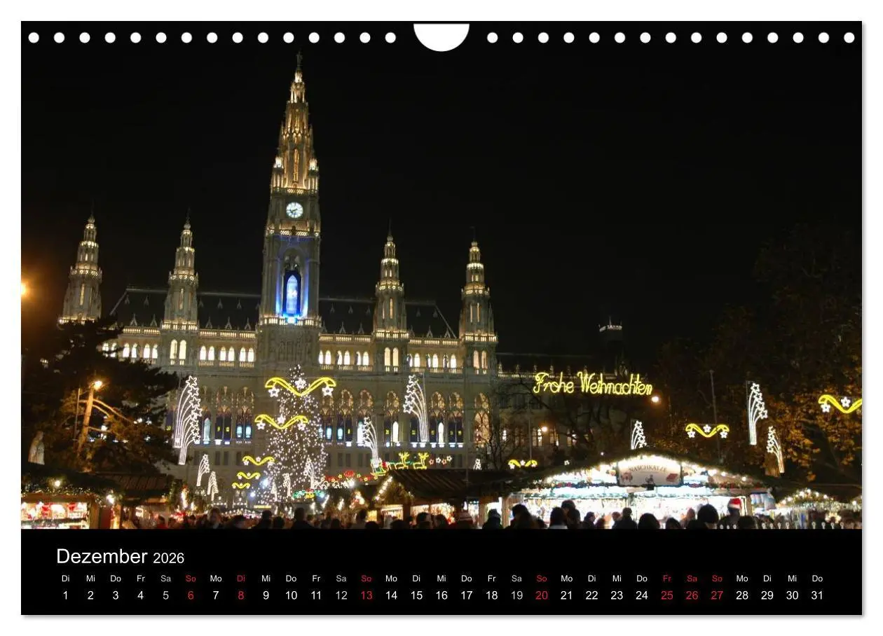 Bild: 9783516209143 | Wien (Wandkalender 2026 DIN A4 quer), CALVENDO Monatskalender | Strutz