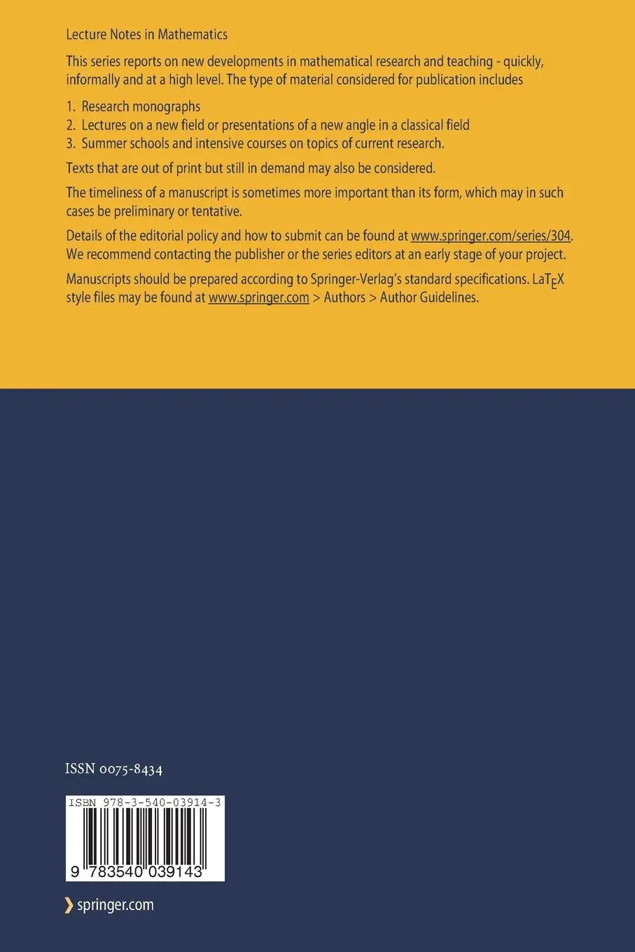 Rückseite: 9783540039143 | Homotopical Algebra | Daniel G. Quillen | Taschenbuch | Englisch
